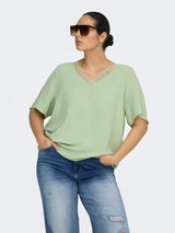 Shirt Carmetta Lace Laurel Green