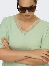 Shirt Carmetta Lace Laurel Green