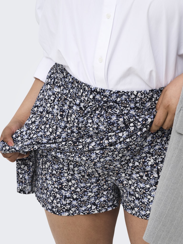 Skort (Broekrokje) Carnala Print Bloemetje White Blue Ditsy