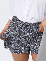 Skort (Broekrokje) Carnala Print Bloemetje White Blue Ditsy