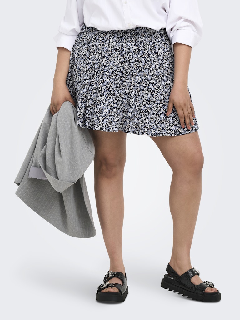 Skort (Broekrokje) Carnala Print Bloemetje White Blue Ditsy
