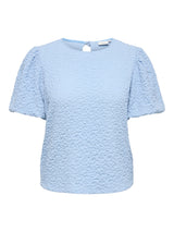 Shirt met pfmouw Careleni Cashmere Blue