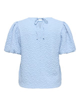 Shirt met pfmouw Careleni Cashmere Blue