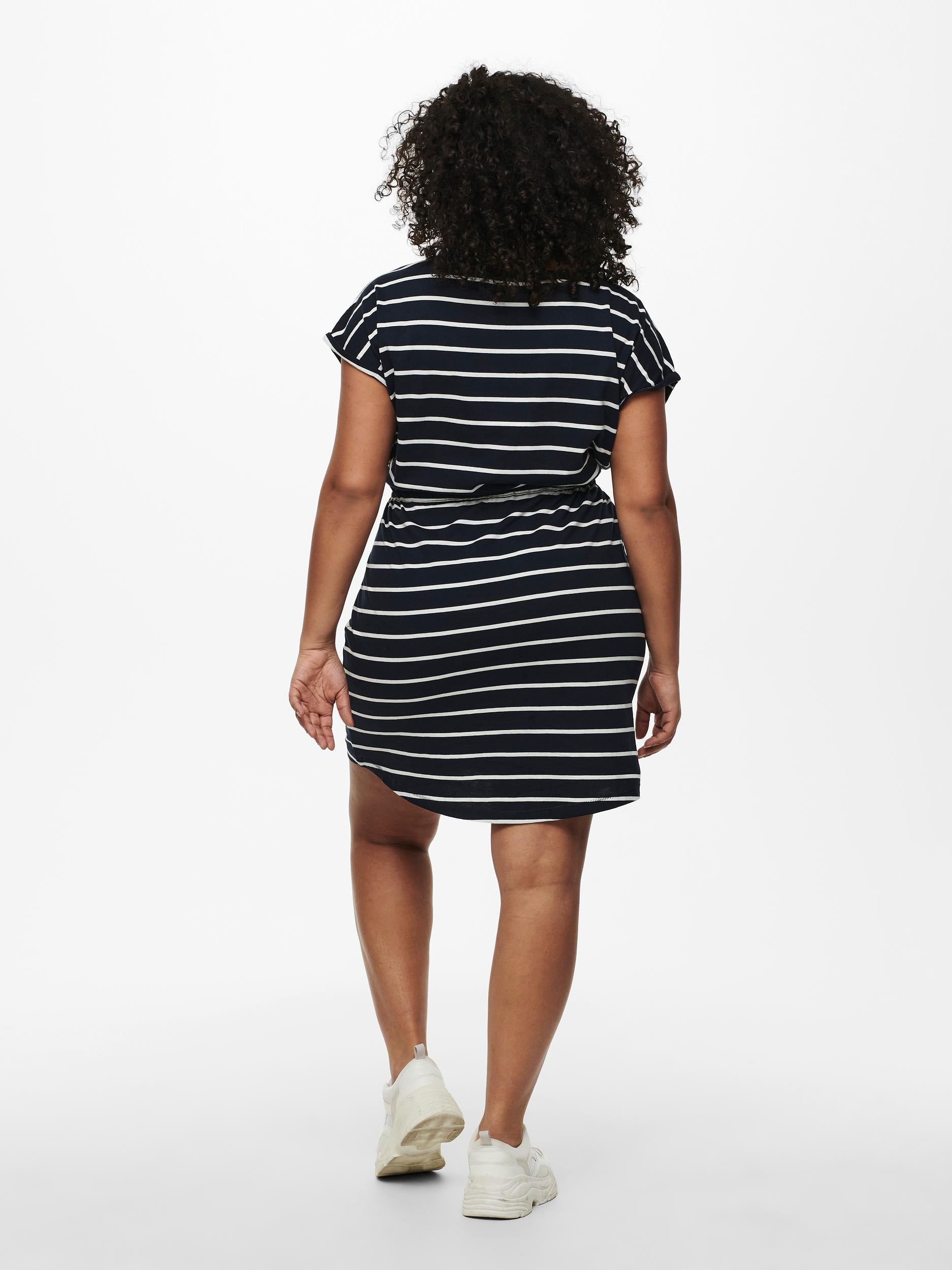 Jurk Carapril Stripe Night Sky  t/m 54