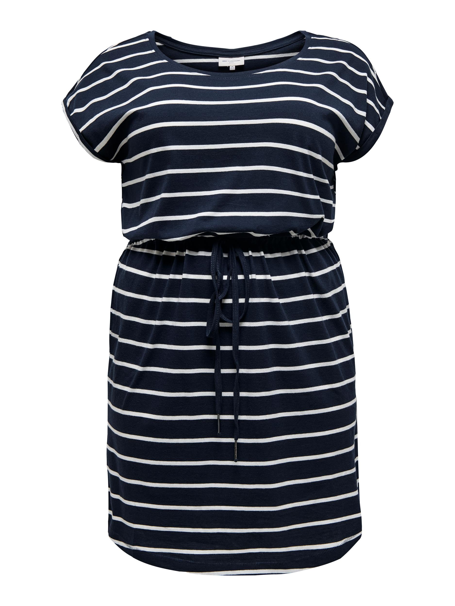 Jurk Carapril Stripe Night Sky  t/m 54