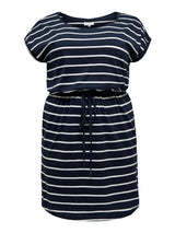 Jurk Carapril Stripe Night Sky  t/m 54
