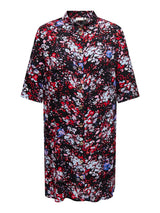 Tuniek/Jurk Cardeedee Black/Multi Flower t/m 54