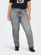 Straight Jeans Carmily HW TAI144 Medium Grey Denim