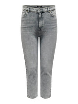 Straight Jeans Carmily HW TAI144 Medium Grey Denim