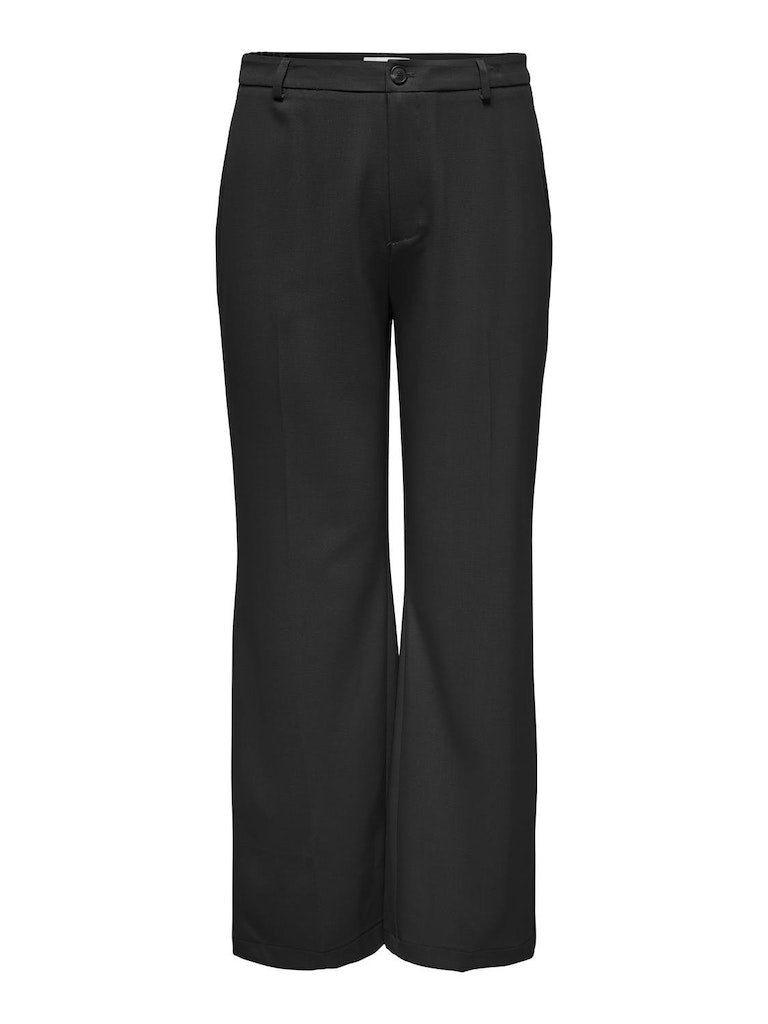 Broek Carliette HW Straight Black