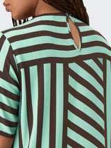 Shirt Carcaylee print Chocelate / Spearmint