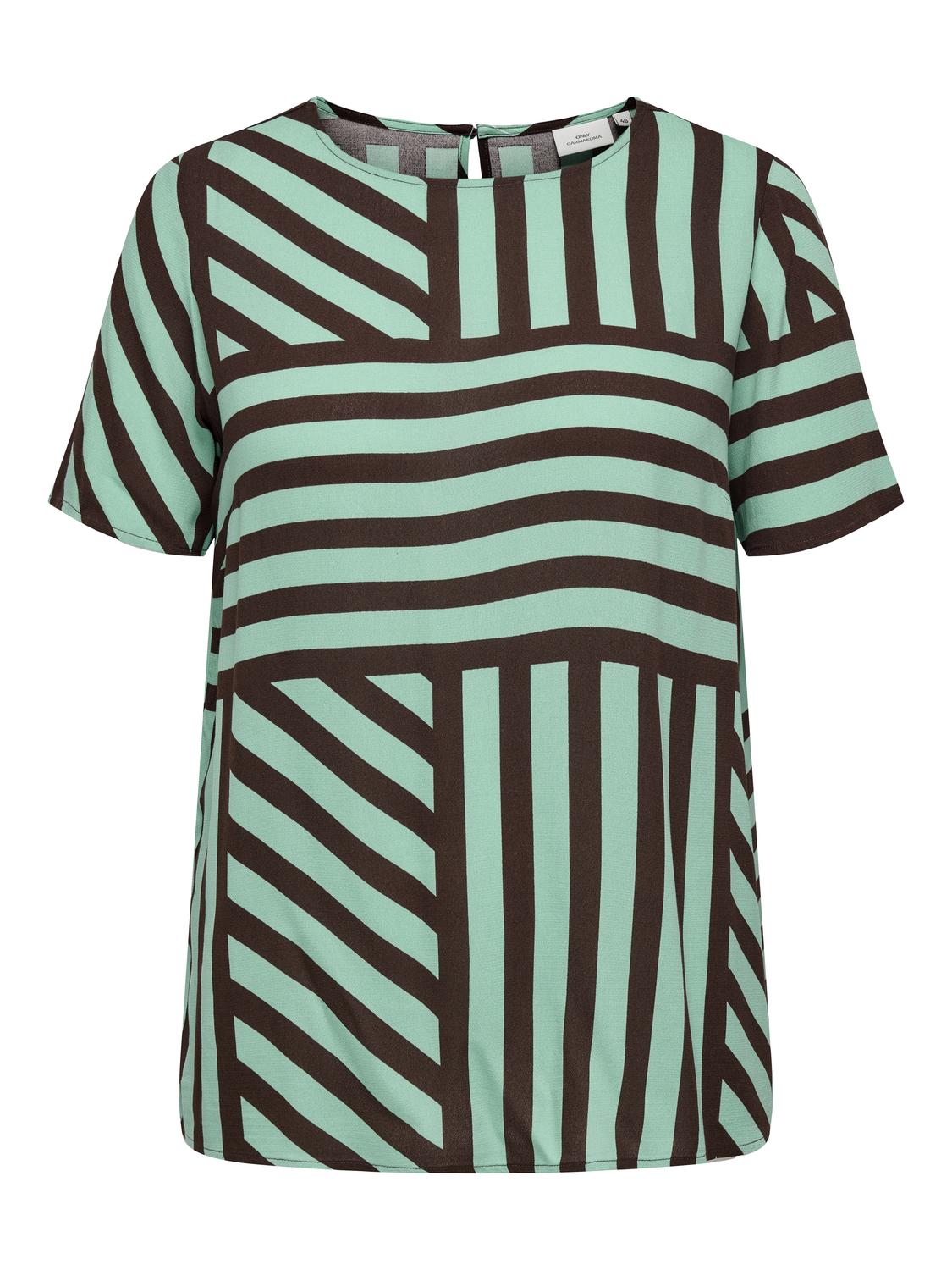 Shirt Carcaylee print Chocelate / Spearmint