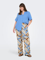 Blouse Carthyra Button Provence Blue