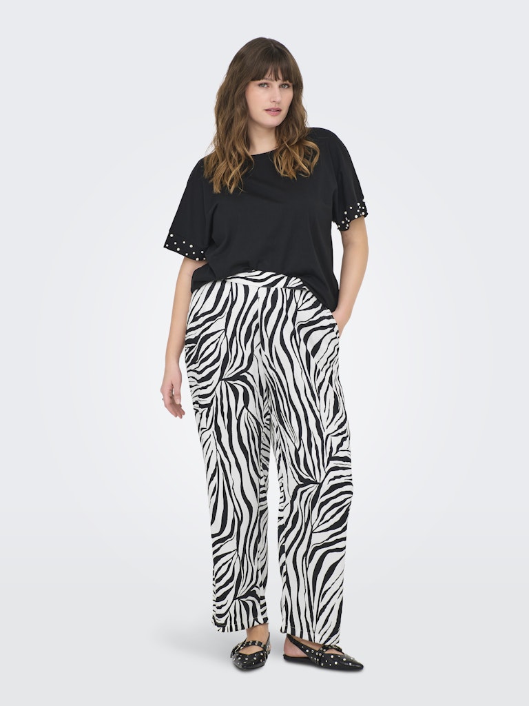 Straight Pants Caryava print zebra
