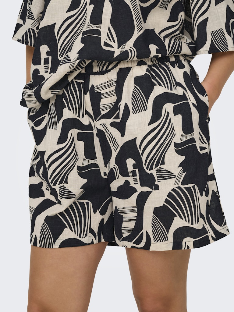 Short Carmalusi print Tropicool Pumice stone