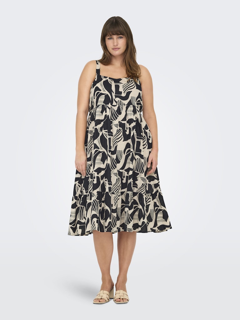 Jurk Carmalusi Print Tropicool Pumice Stone
