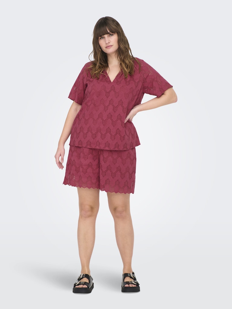 Short Carcleanor Earth Red