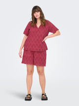 Short Carcleanor Earth Red
