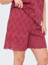 Short Carcleanor Earth Red