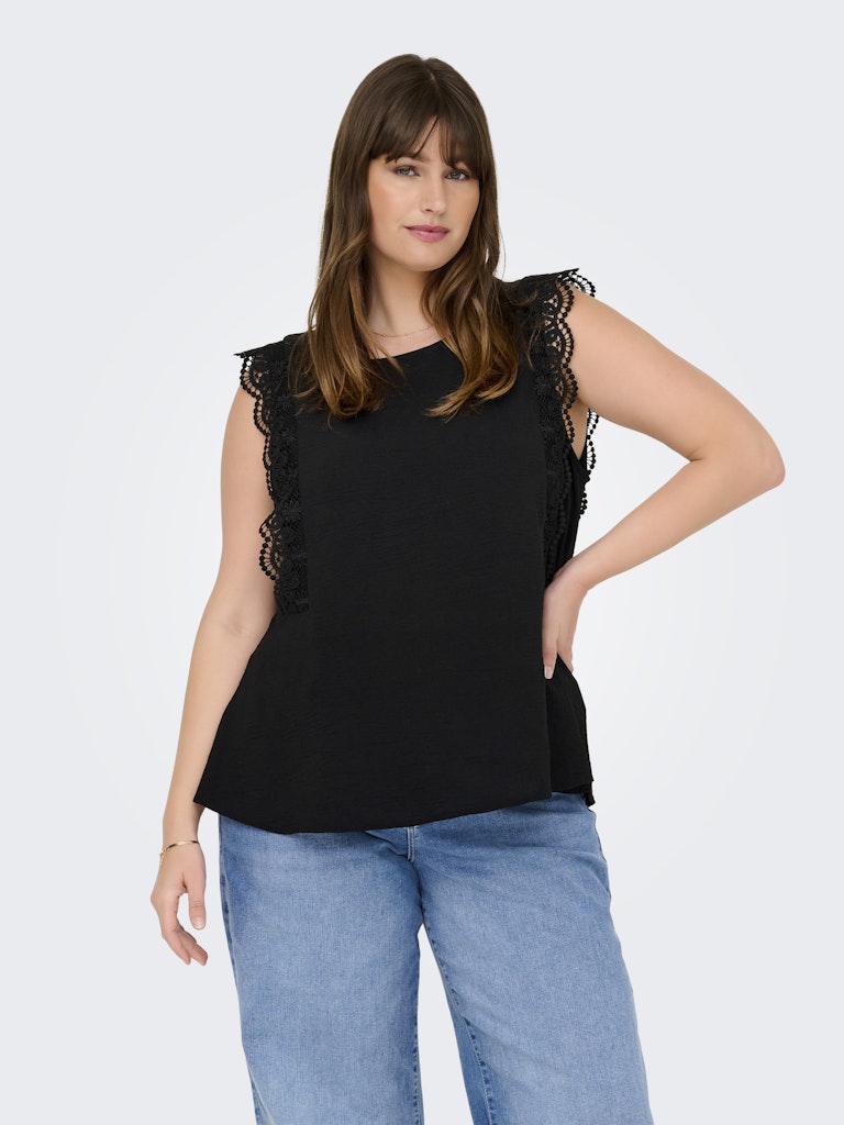 Top Carmetta Lace black
