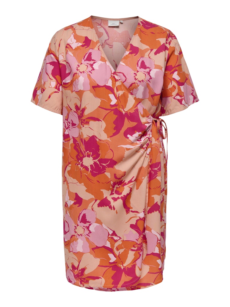 Jurk Carhellen Print Blooming Fuchsia