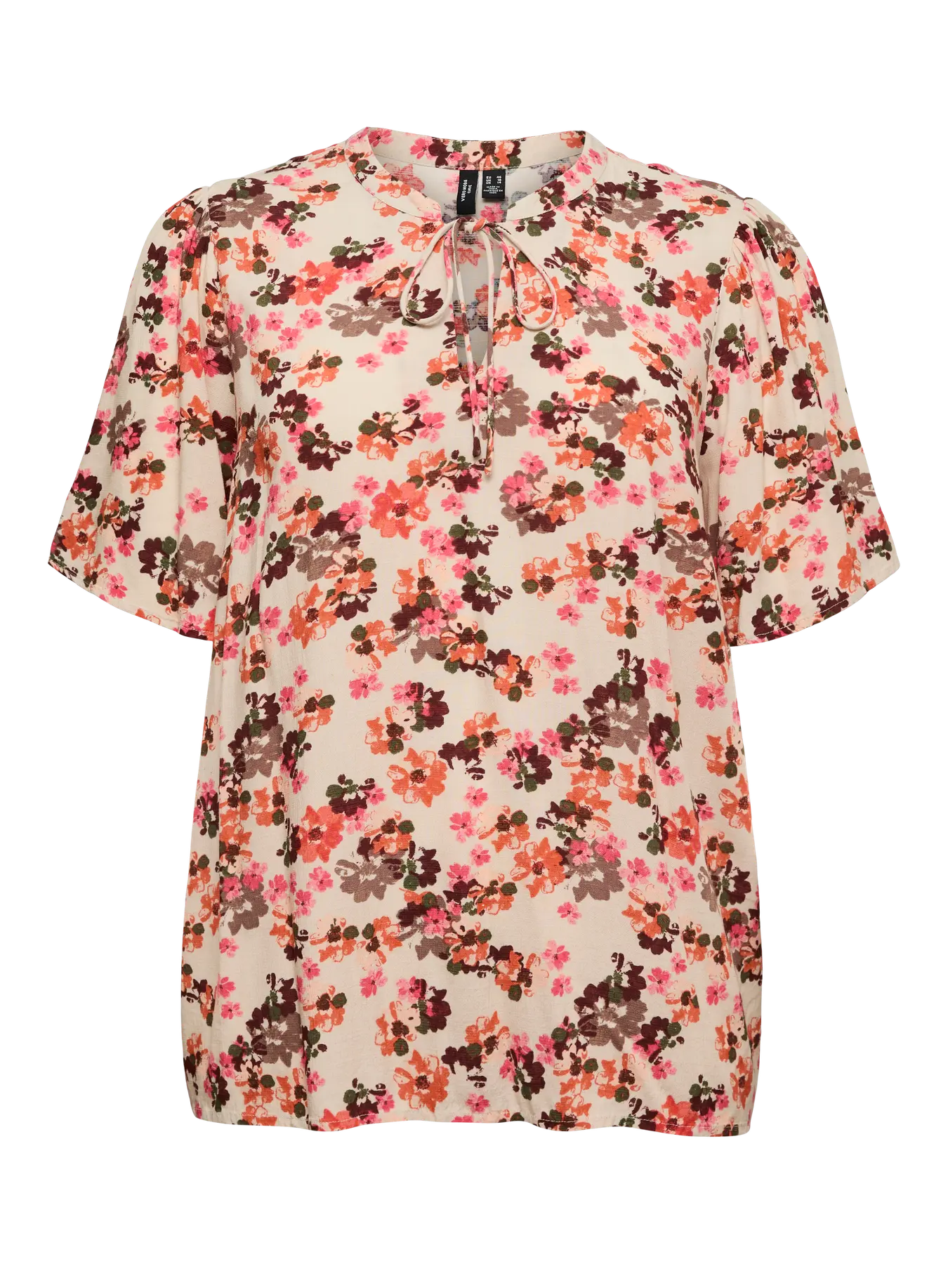 Blouse VMC Jamie print Flower Warm Sand