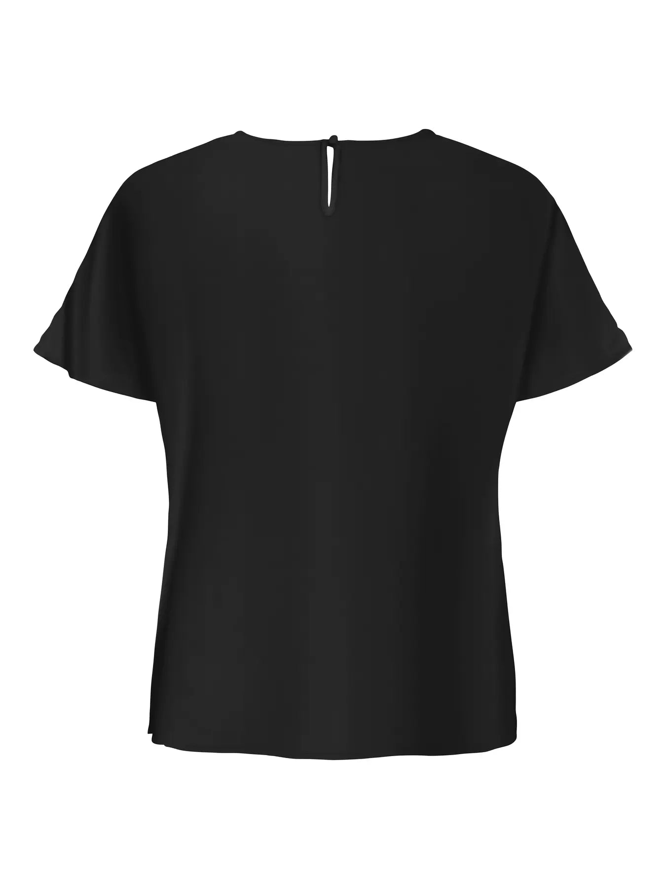 Shirt korte mouw Carmetta V-neck  Black