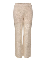 Straight Pants Carviviana sequins  Frosted Almond