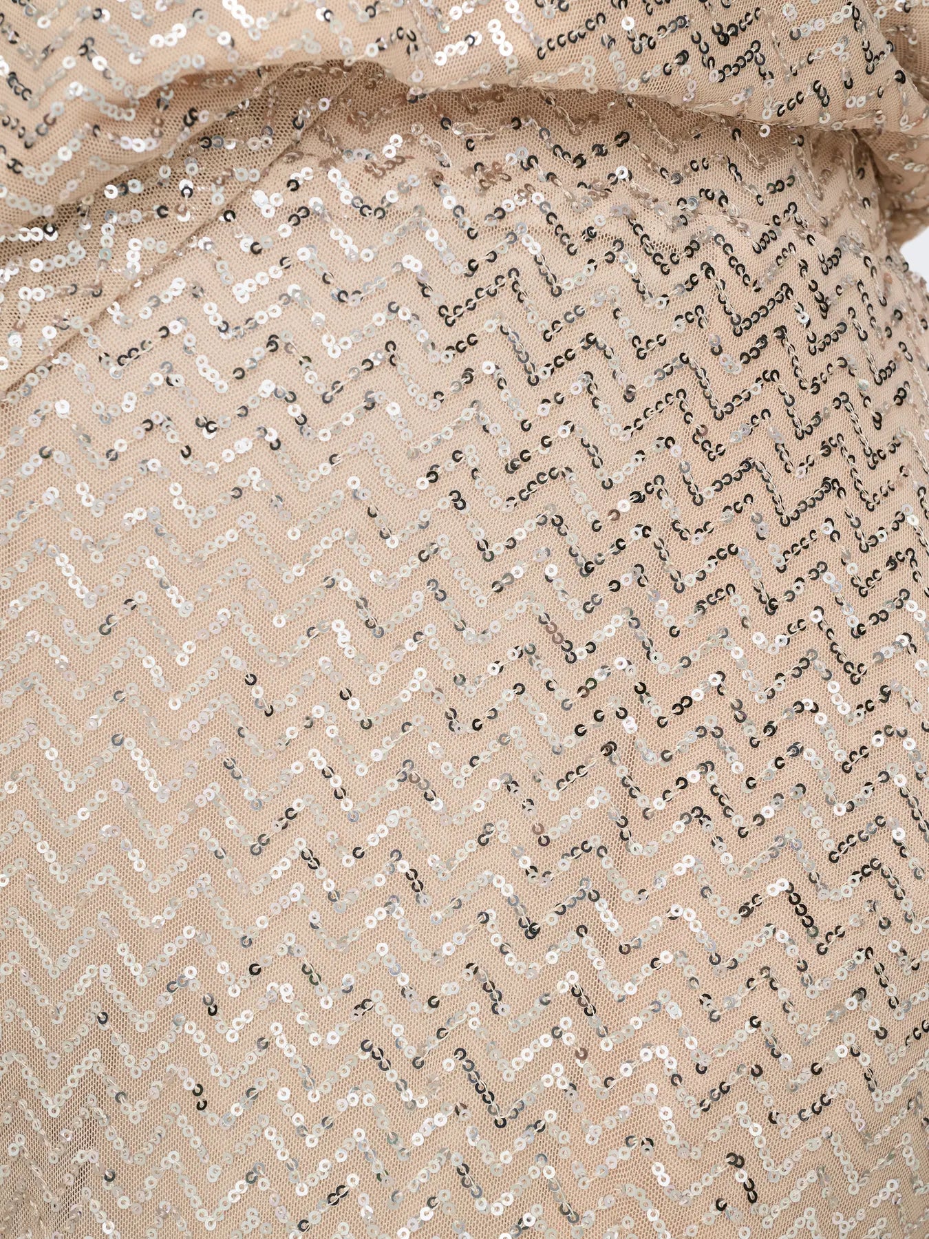 Straight Pants Carviviana sequins  Frosted Almond