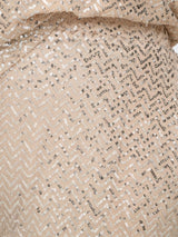 Straight Pants Carviviana sequins  Frosted Almond