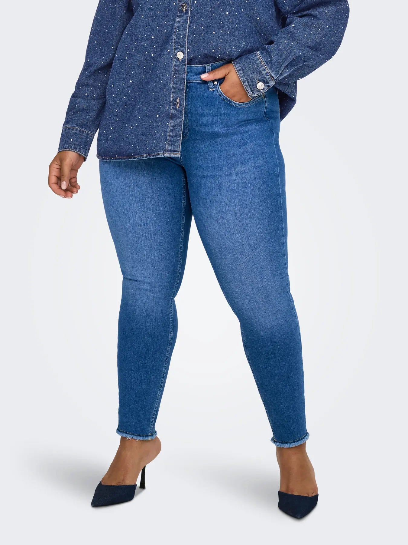 Jeans Carwilly reg ank sk (REA260) Special Bright Blue lm 32