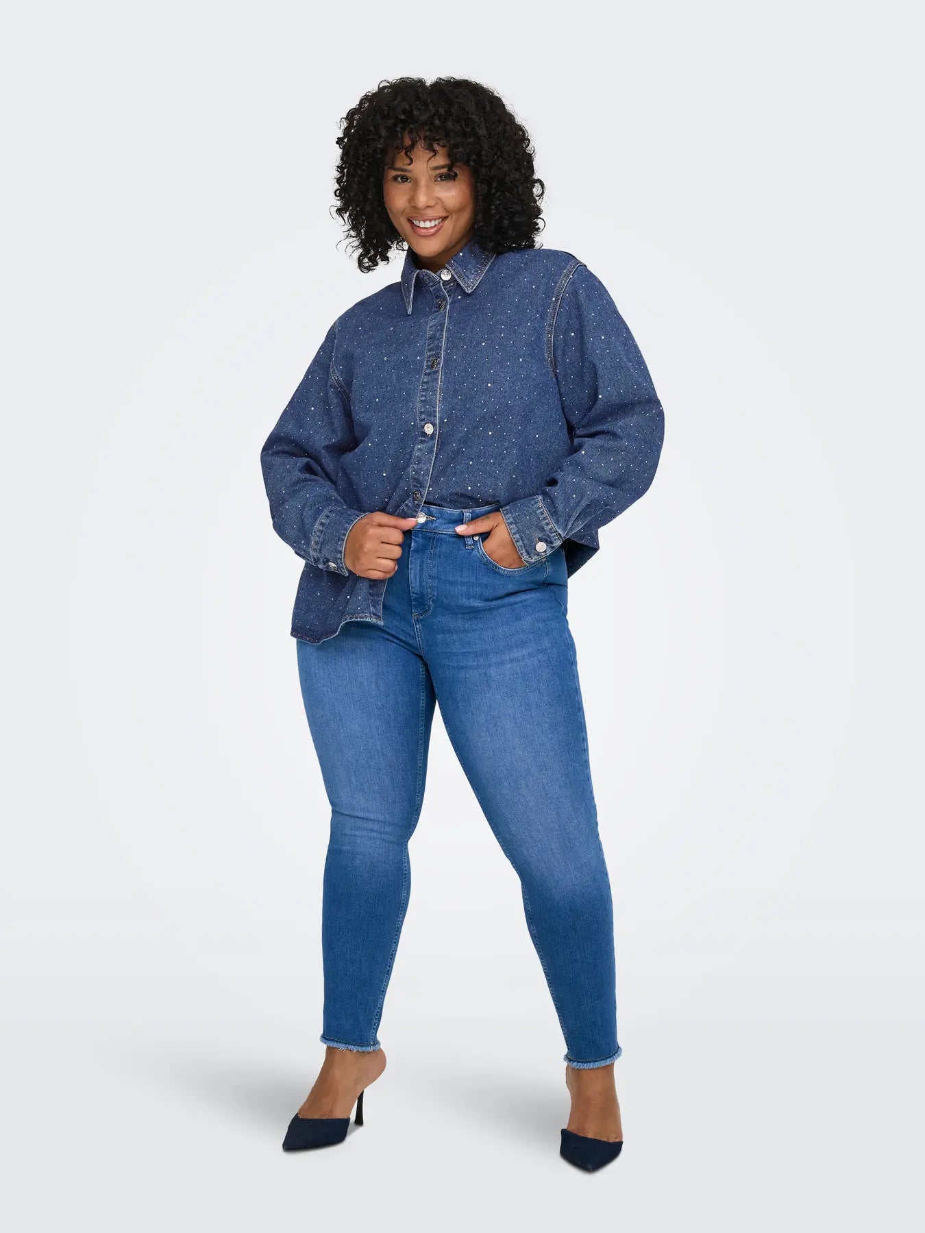 Jeans Carwilly reg ank sk (REA260) Special Bright Blue lm 32
