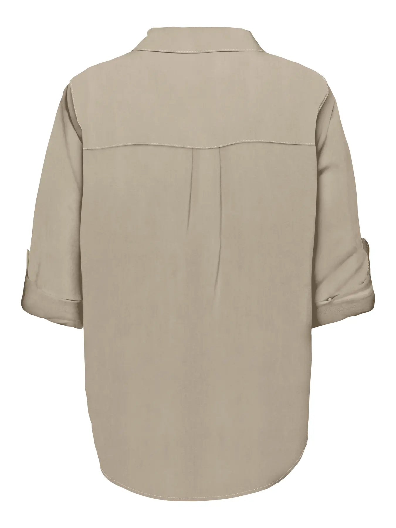 Blouse  lange mouw Cargoa Oxford Tan