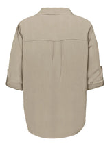 Blouse  lange mouw Cargoa Oxford Tan