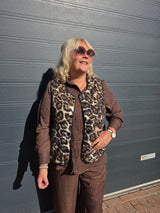 Boucle Gilet Carbelisa leo Camel