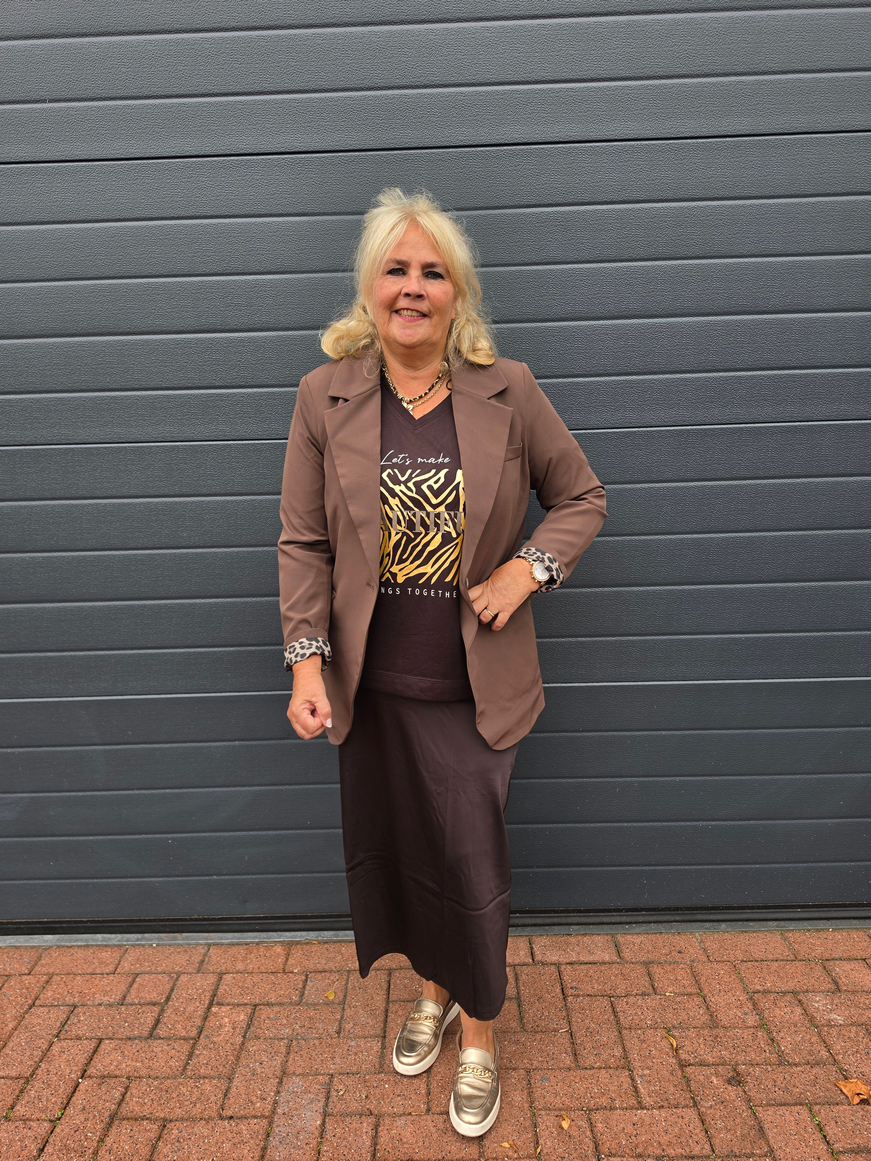 Blazer Carlana Chocolate Martini