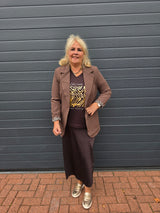Blazer Carlana Chocolate Martini