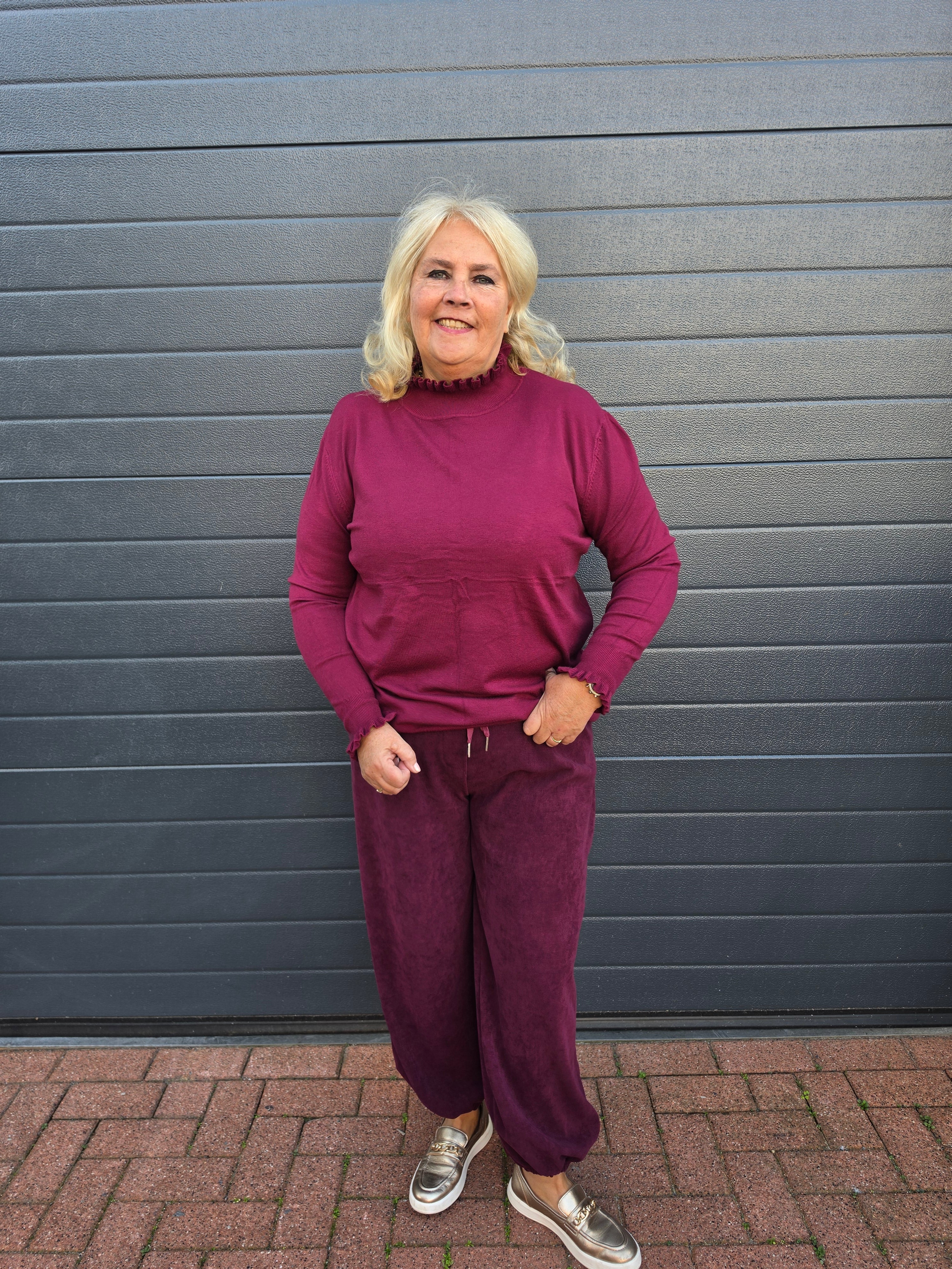 Kol Trui Roezie Bordeaux  t/m 48/50