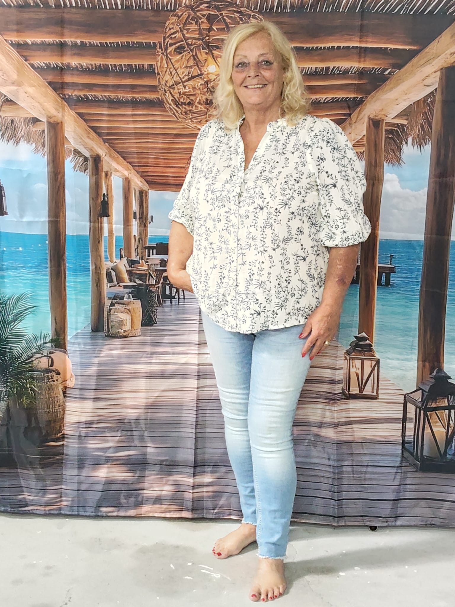 Blouse Carraya Jet Stream Amy Flower