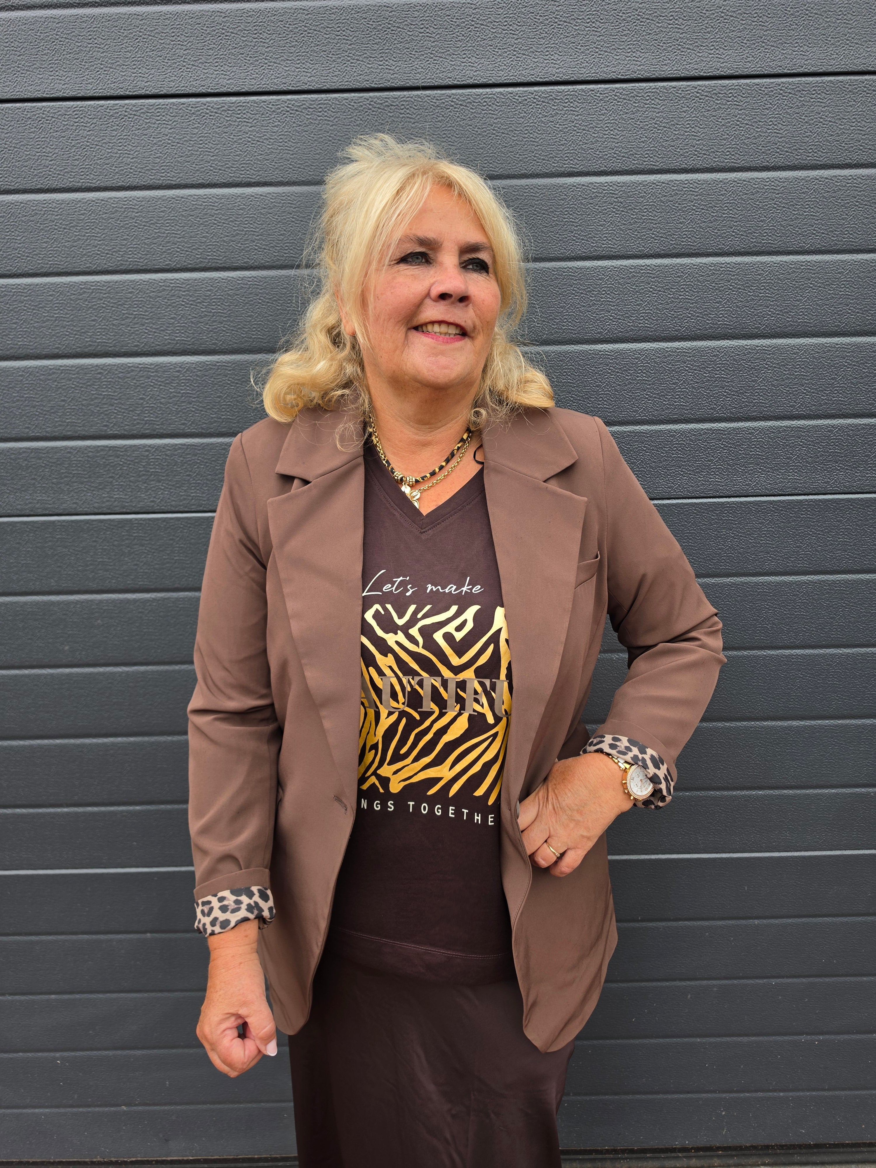 Blazer Carlana Chocolate Martini