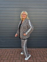 2 Delige Set Leopard Taupe t/m maat 50