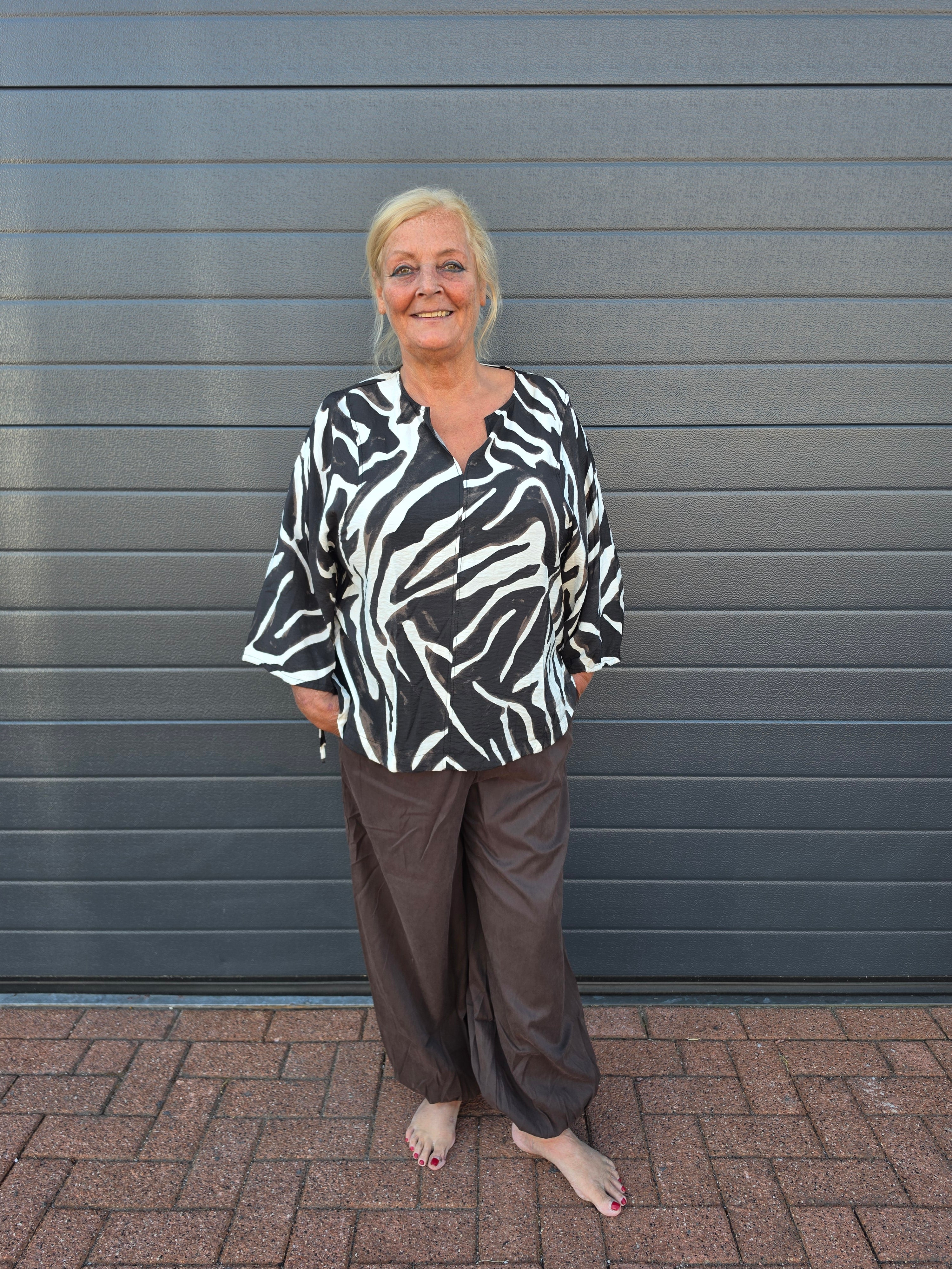 Blouse Carcarrie Print Birch Grapic