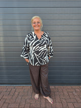 Blouse Carcarrie Print Birch Grapic