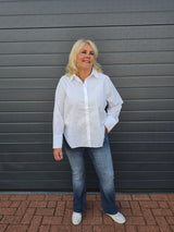 Blouse CarnewLina Sarah Glitter heart Bright White