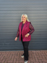 Gilet Dorien Bordeaux t/m 50