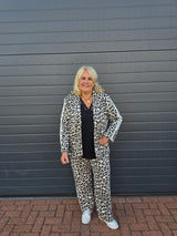 2 Delige Set Leopard Ecru t/m maat 50