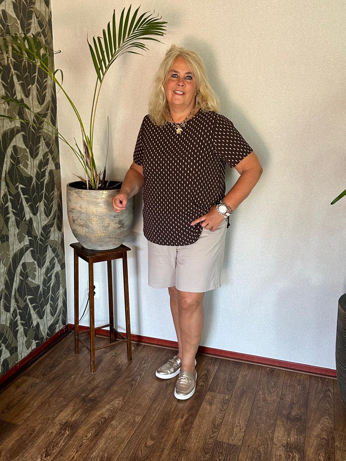 Shirt Carvica print Coffee Bean Crazy Squares