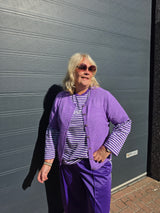 Veste Korte Mouw VMC Emmery Royal Purple