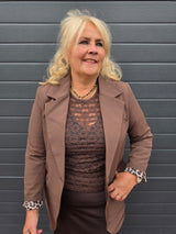 Blazer Carlana Chocolate Martini