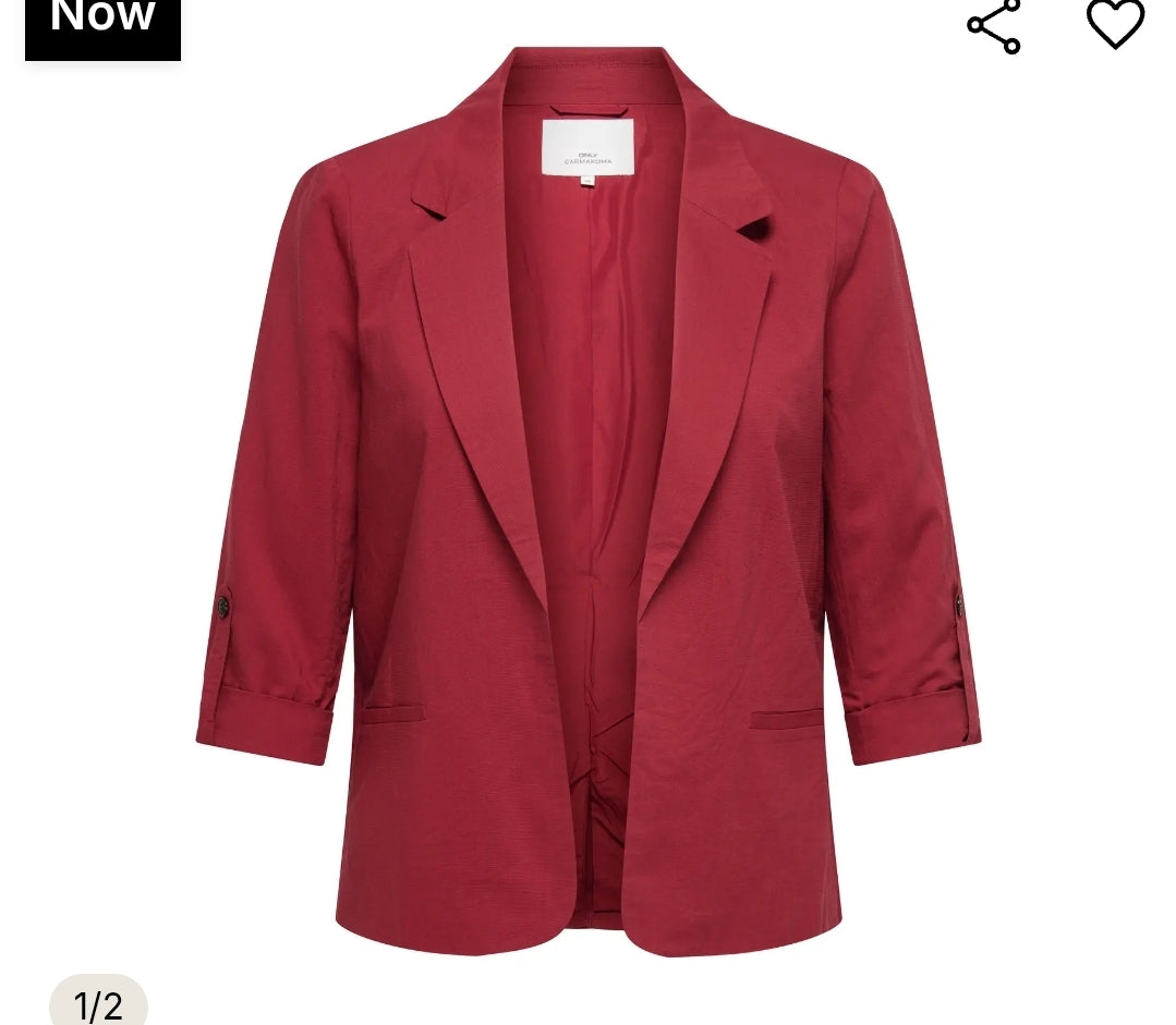 Blazer Carisola Brick Red
